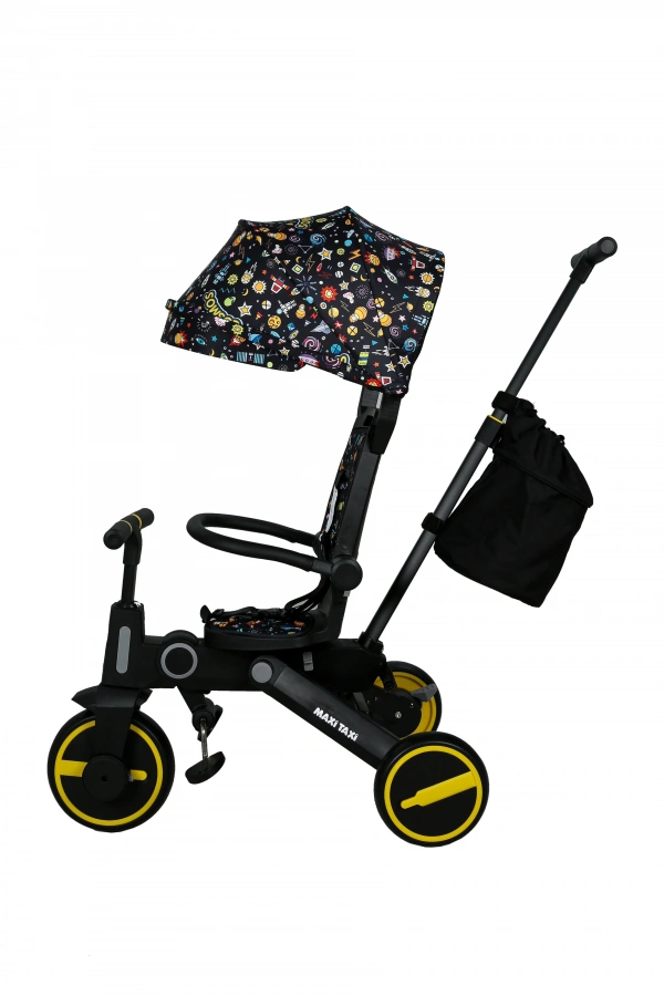 Maxi Taxi Trike Plus F5 Ebeveyn Kontrollü Çift Yönlü Katlanabilir Bisiklet