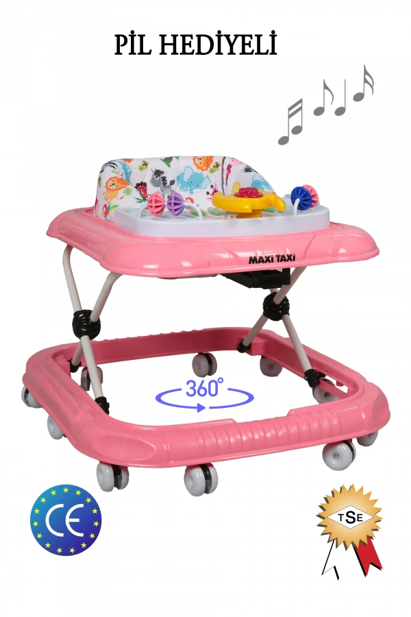 Maxi Taxi Walking Müzikli Işıklı Yürüteç