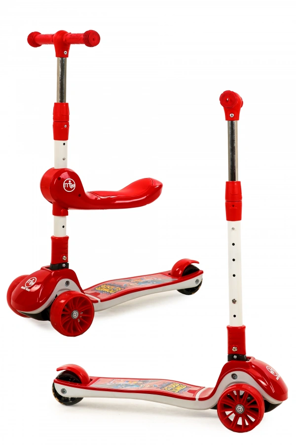 Zoomy Oturaklı  Işıklı Katlanabilir Scooter