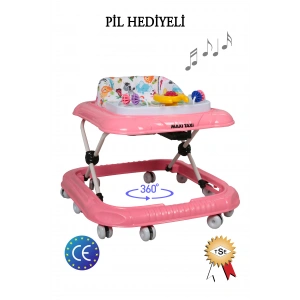 Maxi Taxi Walking Müzikli Işıklı Yürüteç