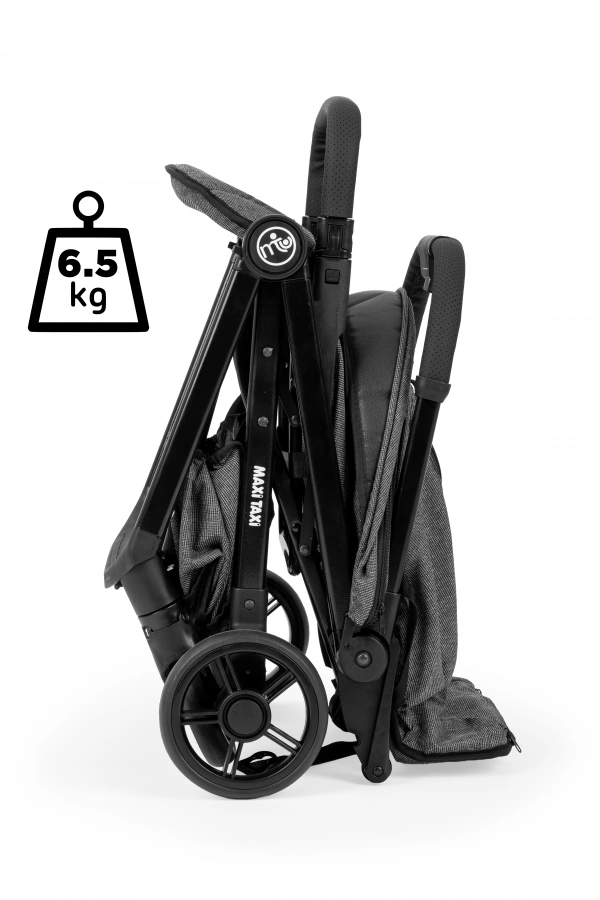 Maxi Taxi Airmini Otomatik Katlanır Kabin Boy Travel Sistem Bebek Arabası - Gri
