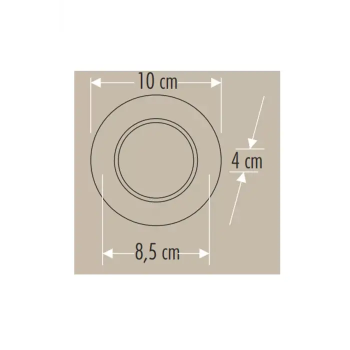 Cata 6w Zebra Led Armatür ( Siyah-Krom Kasa ) Ct-5258 Led Spot 3 renk