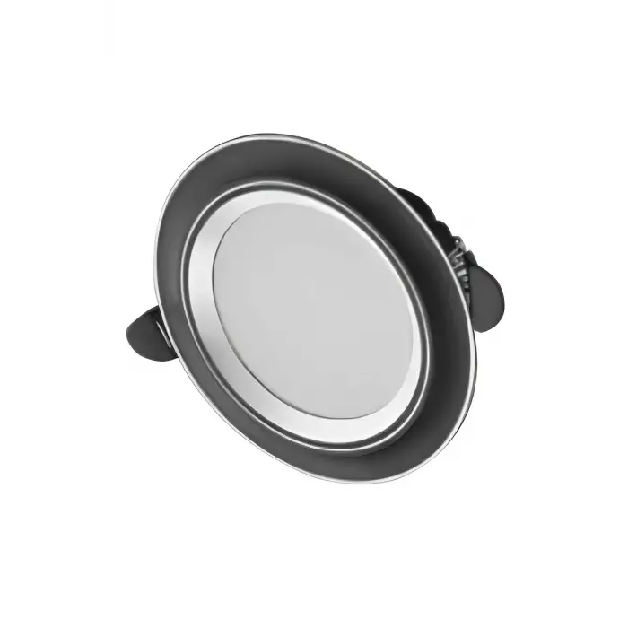 Cata 6w Zebra Led Armatür ( Siyah-Krom Kasa ) Ct-5258 Led Spot 3 renk