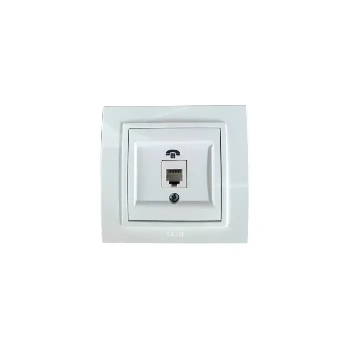 Elbi Zena Beyaz Nümeris Cat3 Rj11