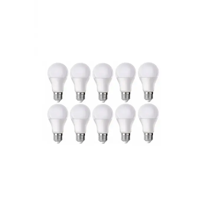 Venso 9W Led Ampul E27 Duylu Beyaz Işık 10 Adet