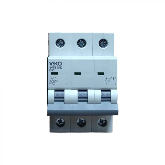Viko 3p 50a otomatik sigorta c tipi