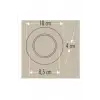 Cata 6w Zebra Led Armatür ( Siyah-Krom Kasa ) Ct-5258 Led Spot 3 renk