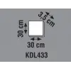 Global K2 KDL433 24W 4000K Ilık Beyaz Sıva Üstü Kare Smd Led Panel