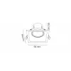 GY 1736-10 Smd Ledli Armatür 8W Siyah Kasa 4000K