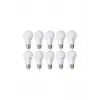 Venso 9W Led Ampul E27 Duylu Beyaz Işık 10 Adet