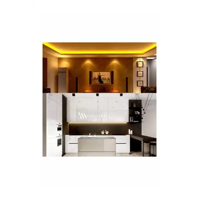 Cata 10 Çipli Şerit Led İç Mekan Amber (5mt) Ct-4485