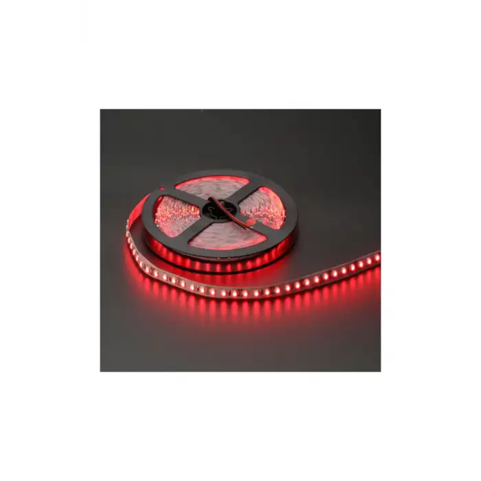 Cata 10 Çipli Şerit Led İç Mekan Kırmızı (5mt) Ct-4482