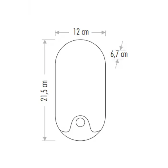 Cata 12W Sıva Üstü Sensörlü Led Armatürü 4000K Ilık Beyaz CT-7093