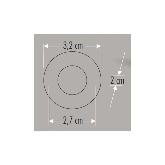 Cata 1.5w Yıldız Spot Power Ledli Satin Kasa ( Beyaz Işık ) Ct-5270sb