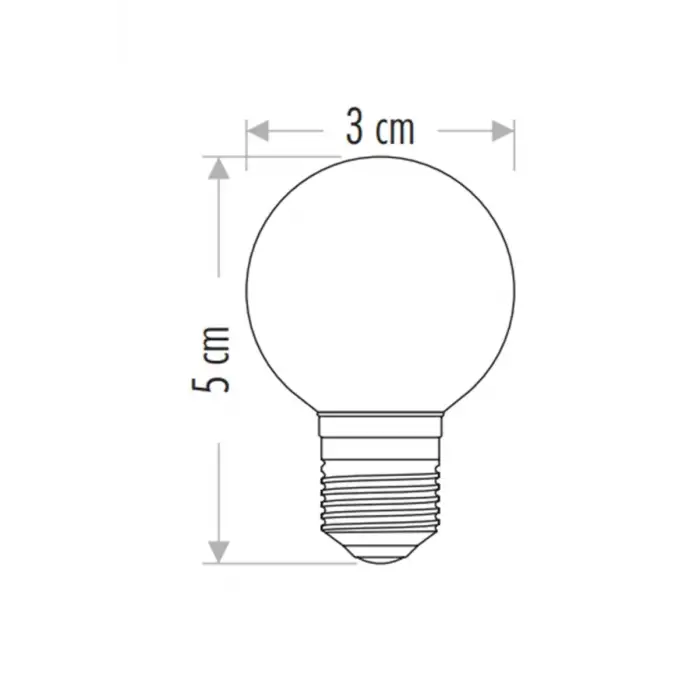Cata Ct-4071 1w E27 Sarı Ledli Top Gece Lambası