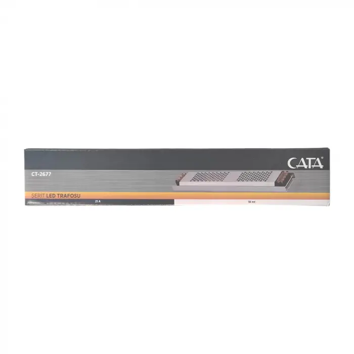 Cata 21 Amper 12 Volt Şerit Led Trafosu ( Ultra Slim Model ) Ct-2677