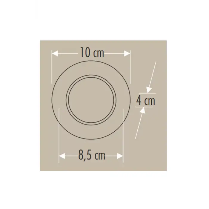 Cata 6w Zebra Led Armatür ( Beyaz-Krom Kasa ) ( Beyaz Işık - Günışığı - Sarı Işık) Ct-5257 Led Spot 6400 Kelvin