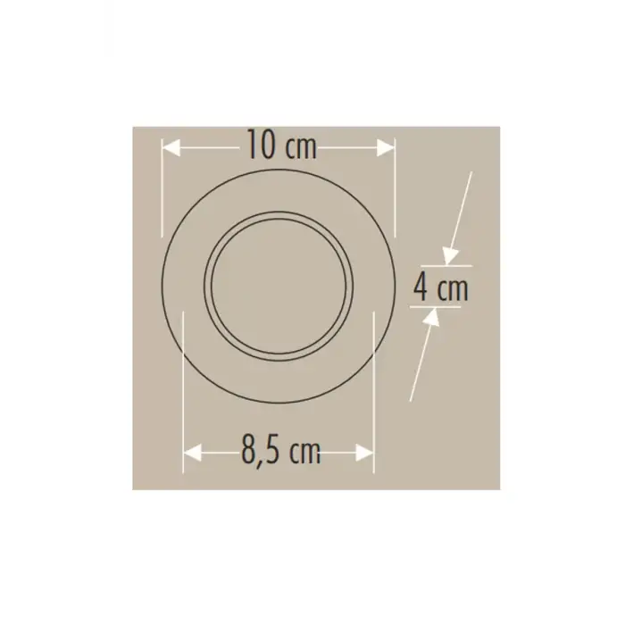 Cata 6w Zebra Led Armatür ( Siyah-Krom Kasa ) Ct-5258 Led Spot 3 renk