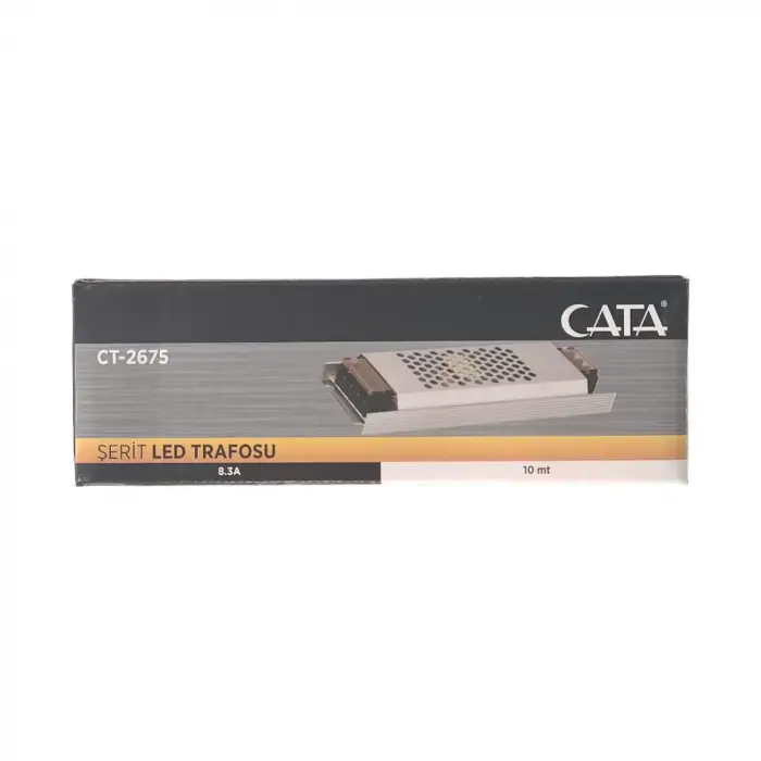 Cata 8.3 Amper 12 volt Şerit Led Trafosu ( Ultra Slim Model )