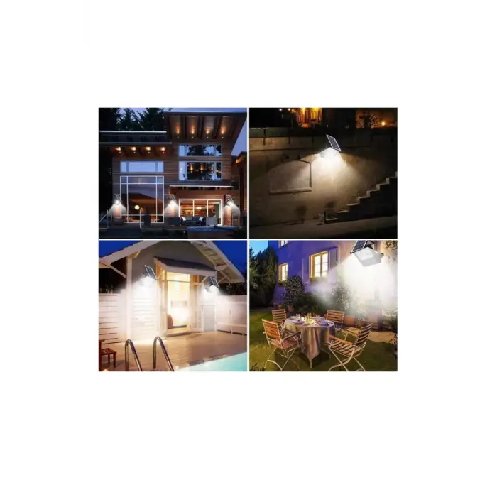 Cata CT-4647 50W 6400K Beyaz Kumandalı Led Solar Projektör Güneş Enerjili