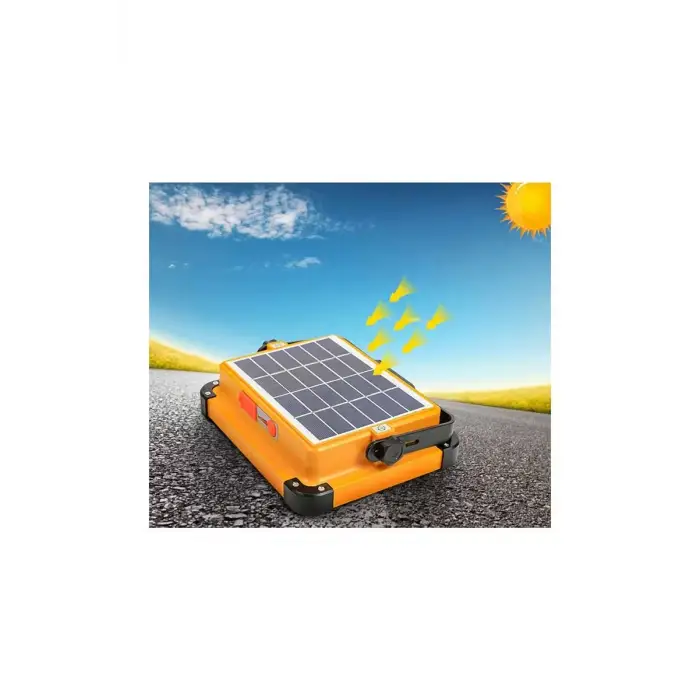 Cata CT-4698 200W 6400K Beyaz Taşınabilir Solar Led Projektör Güneş Enerjili