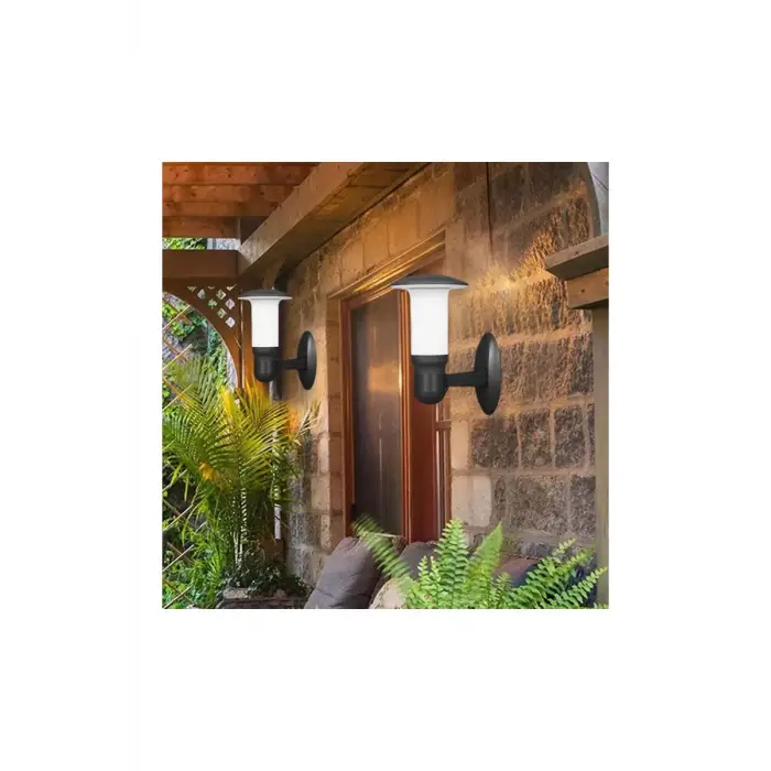 Cata CT-7015 E27 28cm Siyah Napoli Bahçe Armatürü