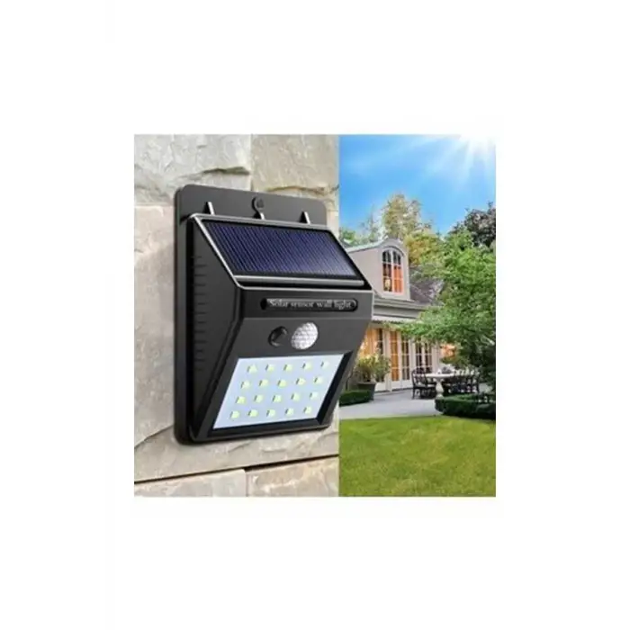 Cata CT-7330 15W 6400K Beyaz Solar Bahçe Duvar Güneş Enerjili