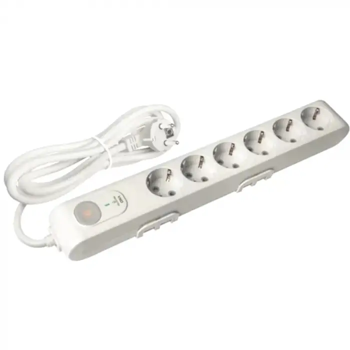 VİKO MULTİ-LET ŞOK KORUMALI 6LI TOPRAKLI ÇOCUK KORUMALI PRİZ 1,5 MT