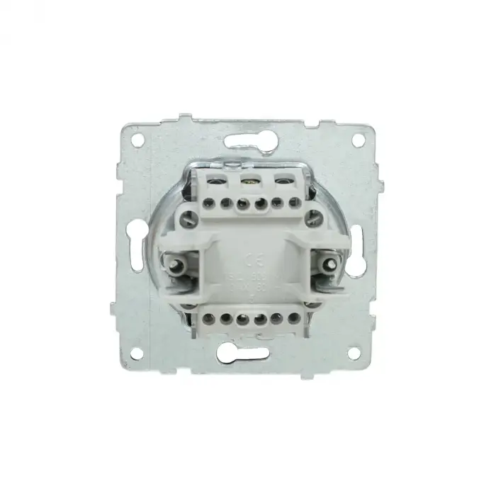 Ovivo Grano Füme Zil Anahtarı (Çerçevesiz)