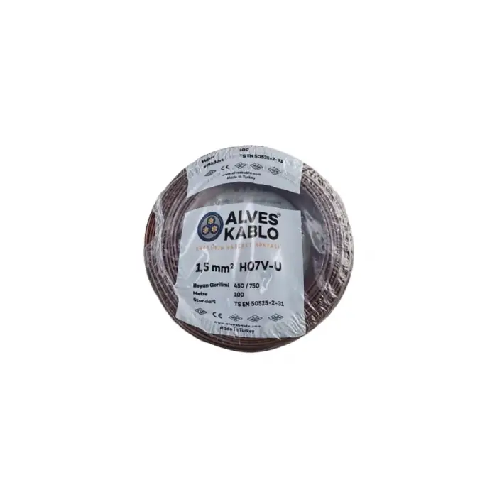 Alves 1.5 Nya Kahverengi Kablo 100 Metre