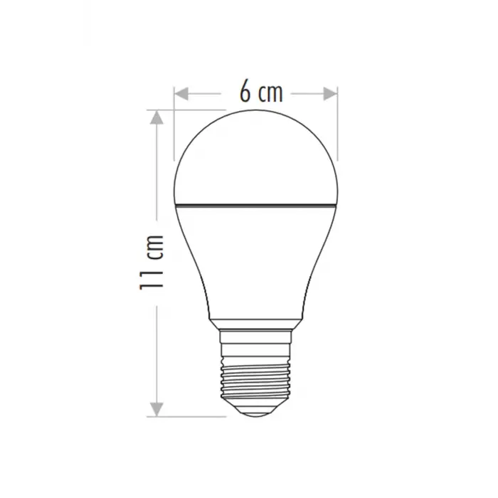 Cata 12w Sensörlü Led Ampul Beyaz Ct-4259