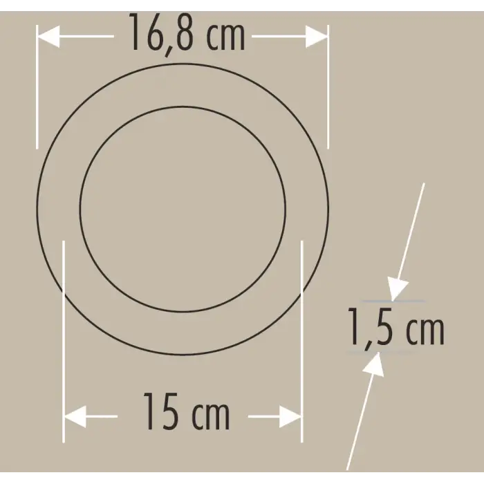 Cata 12w Slim Panel ( Günışığı ) Ct-5147 Led Spot 3000 Kelvin