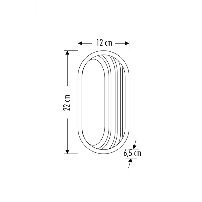 Cata 15w Santorini Led Armatür Plastik Ct-7038