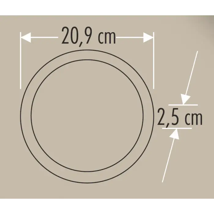 Cata 18W Siyah Kasa Sıva Üstü Led Spot Yuvarlak Günışığı Ct-5235