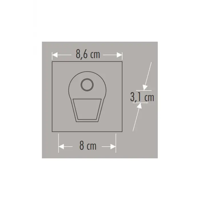 Cata 1w Sensörlü Fotoselli Koridor Led Aydınlatma Gün Işığı Ct-5170