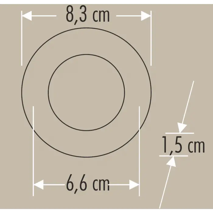 Cata 3w Slim Panel ( Beyaz ) Ct-5144 Led Spot 6500 Kelvin