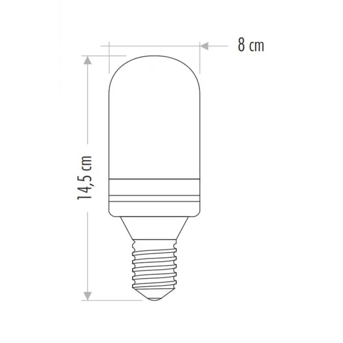Cata 5w Alev Ampul Amber Ct-4059