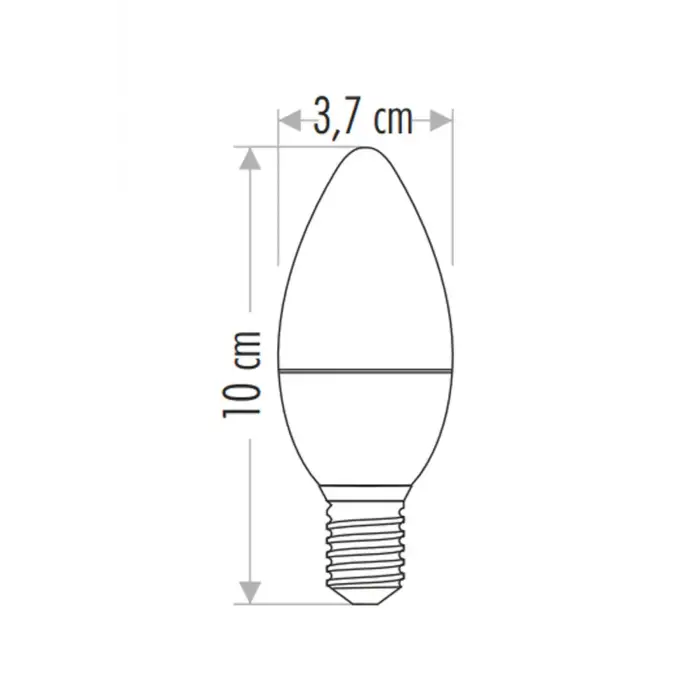 CATA 5w Ledli Buji Ampul ( Beyaz ) Ct-4076b