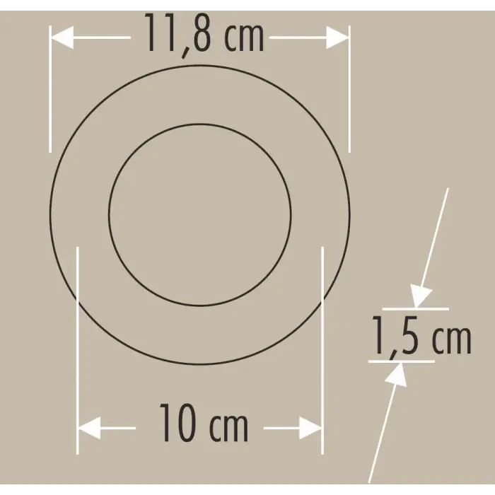 Cata 6w Slim Panel ( Günışığı ) Ct-5145 Led Spot 3000 Kelvin