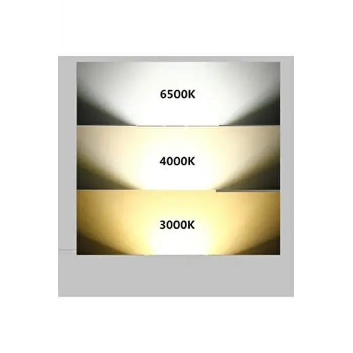 Cata 6w Zebra Led Armatür ( Beyaz-Krom Kasa ) ( Beyaz Işık - Günışığı - Sarı Işık) Ct-5257 Led Spot 6400 Kelvin