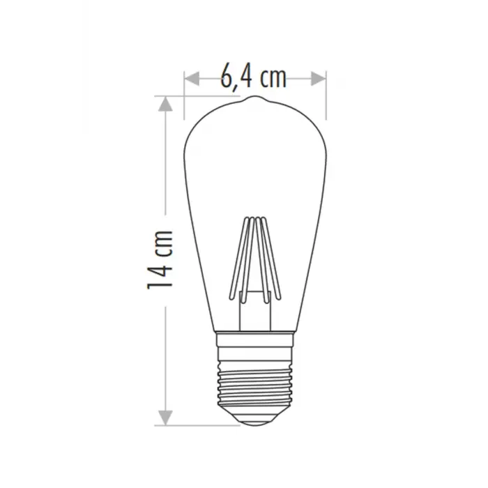 Cata 8w Edison Led Ampul Beyaz Ct-4353b