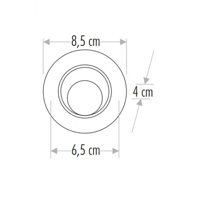 Cata 8w Safir Led Spot Beyaz Ct-5256B