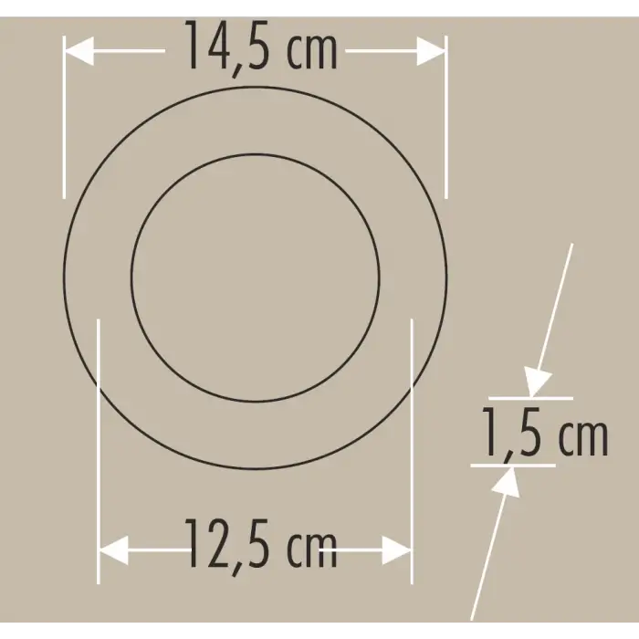 Cata 9w Slim Panel ( Beyaz ) Ct-5146 Led Spot 6500 Kelvin
