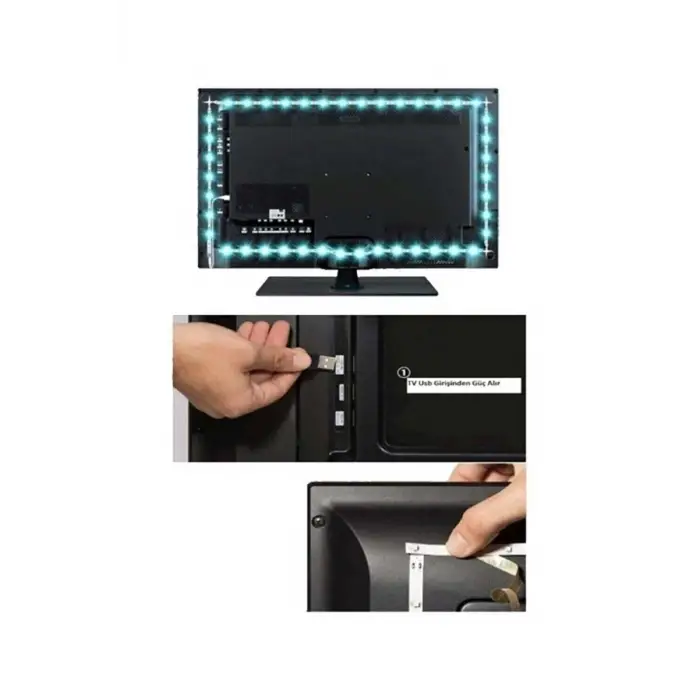 Cata Ct-4566 3 Metre Rgb Şerit Led Seti Usb
