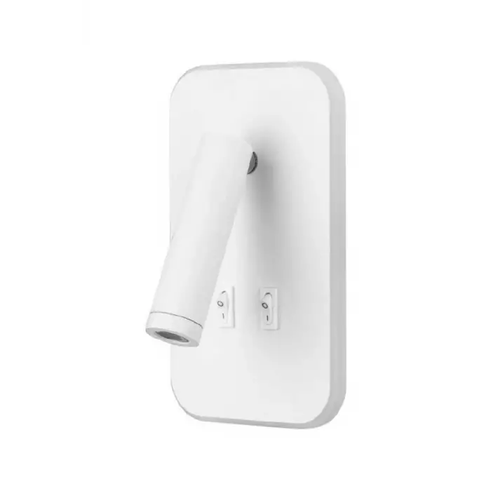 Cata CT-5253 13W 3000K Günışığı Tuvalu Beyaz Çift Kademeli Yatak Başı Aplik