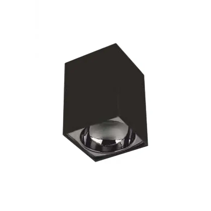 Cata Ct-5420 Bergama Sıva Üstü Armatür ( Gu-10 ) ( Siyah + Platin )