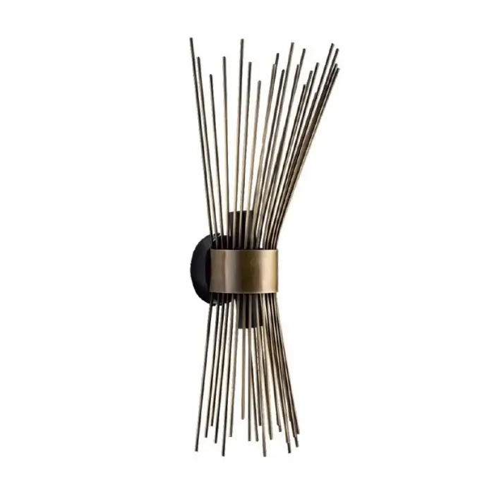 Cata Dekoratif Duvar Aplik Gold Pirinç Eskitme CT-8351