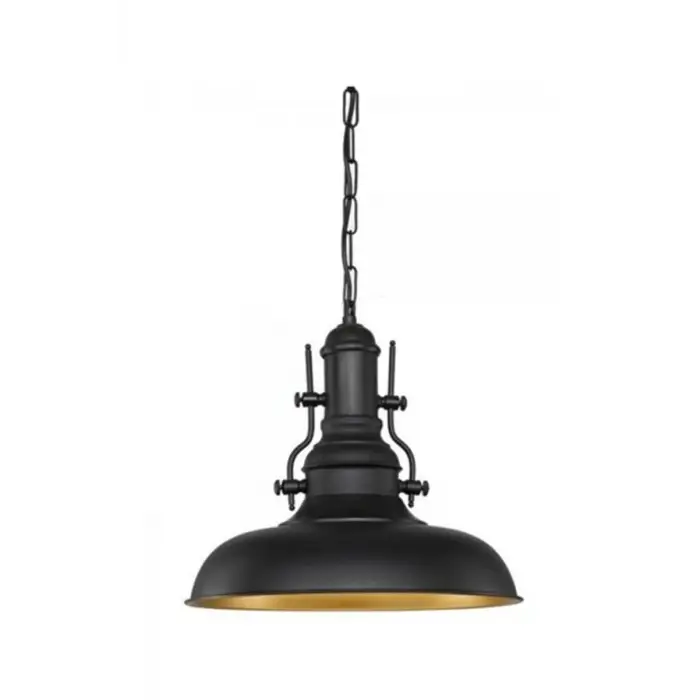 Cata Dekoratif Siyah Gold Avize Sarkıt Armatür Ct-8250