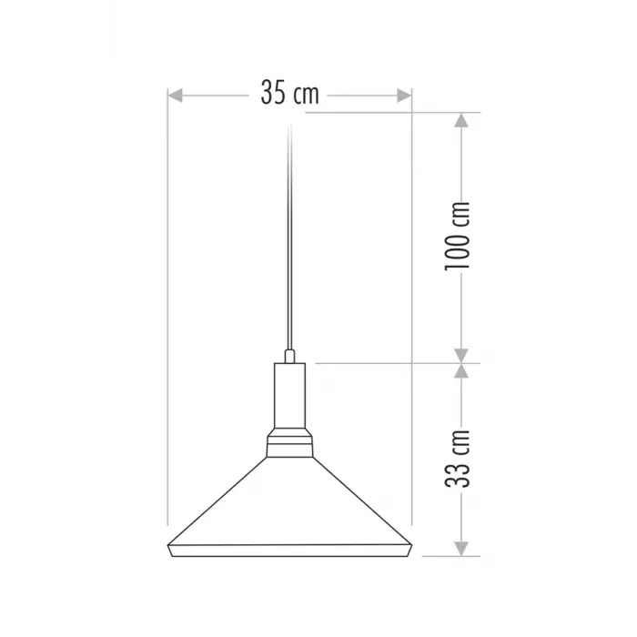 Cata Dekoratif Siyah Gold Avize Sarkıt Armatür Ct-8201