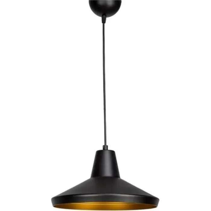 Cata Dekoratif Siyah Gold Avize Sarkıt Armatür Ct-8201